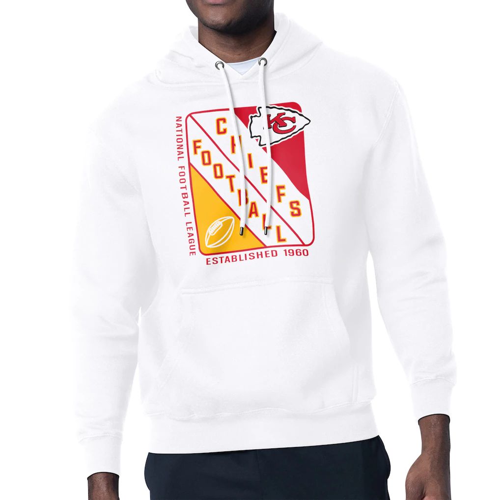 Men 2026 NFL Kansas City Chiefs White Hoodie hooded style 01
